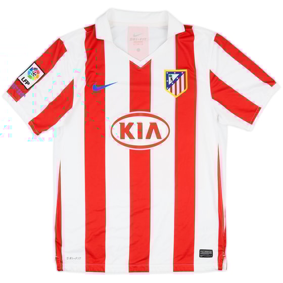 2010-11 Atletico Madrid Home Shirt #4 - 8/10 - (M)