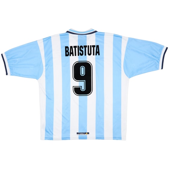 1999-00 Argentina Home Shirt Batistuta #9 - 8/10 - (XL)