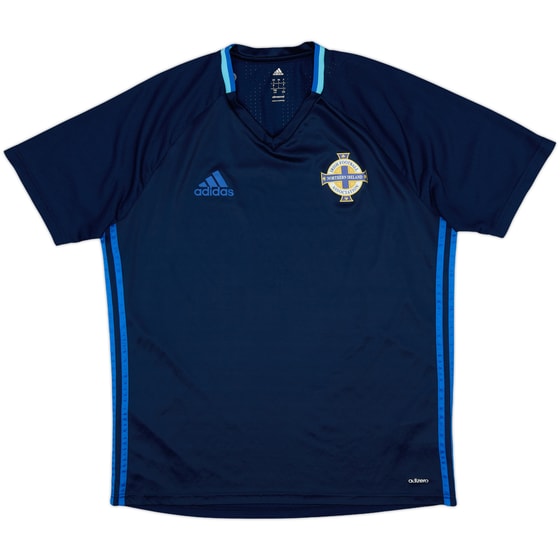 2016-17 Northern Ireland adizero Training Shirt - 10/10 - (L)