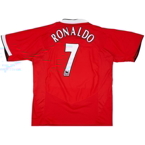 2004-06 Manchester United Home Shirt Ronaldo #7 - 9/10 - (3XL)