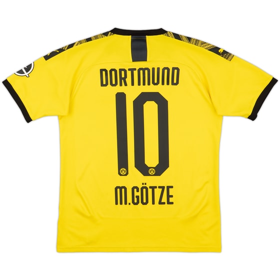 2019-20 Borussia Dortmund Home Shirt M.Gotze #10 - 8/10 - (S)