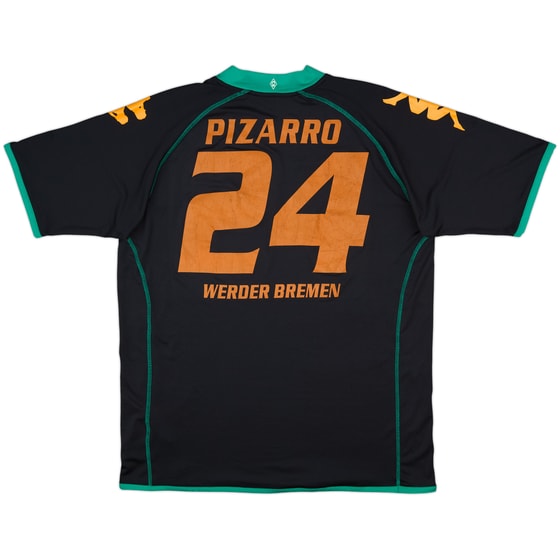 2008-09 Werder Bremen Third Shirt Pizarro #24 - 7/10 - (XXL)