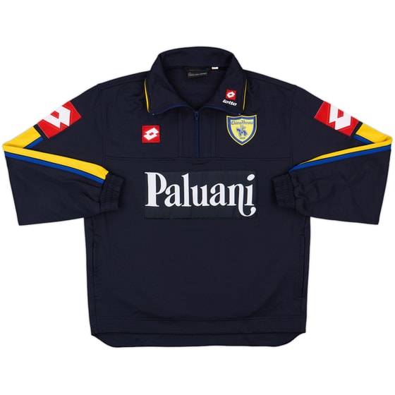 2005-06 Chievo Verona Lotto 1/4 Zip Training Top - 9/10 - (S)