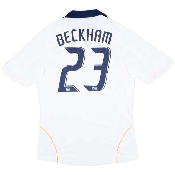 2008-09 LA Galaxy Home Shirt Beckham #23 - 6/10 - (M)