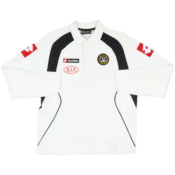 2005-06 Udinese Lotto Polo L/S Shirt - 7/10 - (M)