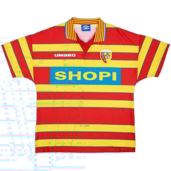 1996-97 Lens Home Shirt #10 - 8/10 - (L)
