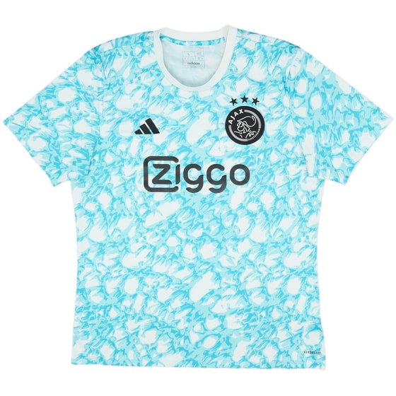 2023-24 Ajax adidas Pre-Match Training Shirt - 8/10 - (L)