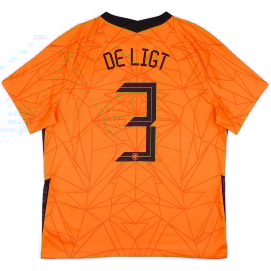 2020-21 Netherlands Home Shirt de Ligt #3 - 10/10 - (XL)