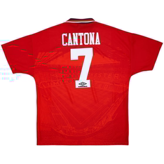 1994-96 Manchester United Home Shirt Cantona #7 - 10/10 - (XL)