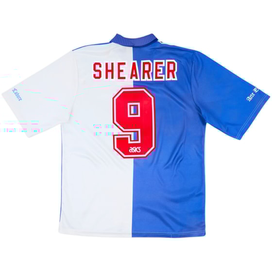 1994-95 Blackburn Home Shirt Shearer #9 - 7/10 - (L)