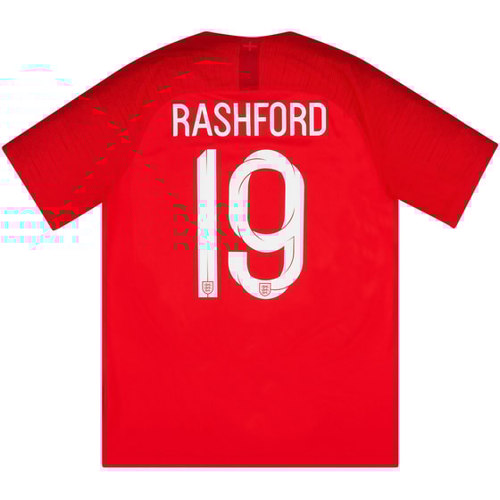 2018-19 England Away Shirt Rashford #19
