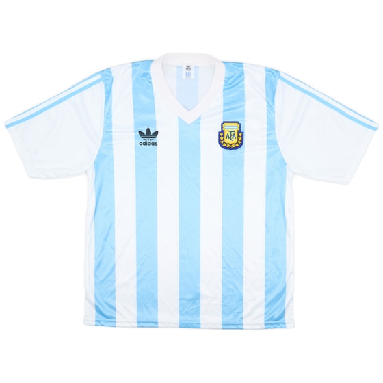 ARGENTINA 1988-90 HOME SHIRT ADIDAS JERSEY SOCCER RARE SIZE
