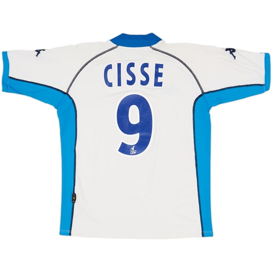 2001-02 Auxerre Home Shirt Cisse #9 - 5/10 - (M)