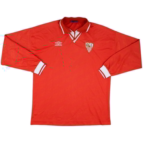 1996-98 Sevilla Match Issue Away L/S Shirt #3