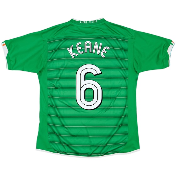2003-04 Ireland Home Shirt Keane #6 - 6/10 - (L)