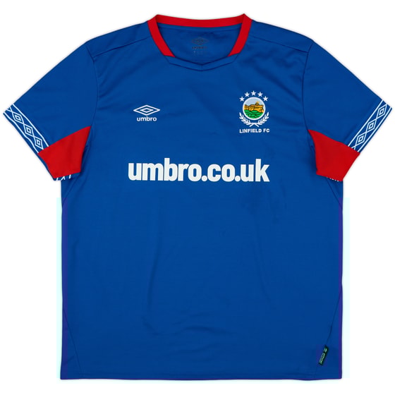2019-21 Linfield Home Shirt - 7/10 - (XXL)