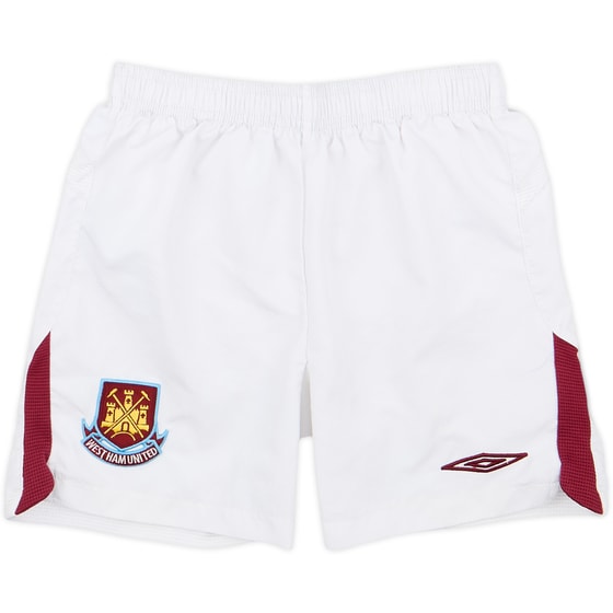 2009-10 West Ham Home Shorts - 7/10 - (S.Boys)
