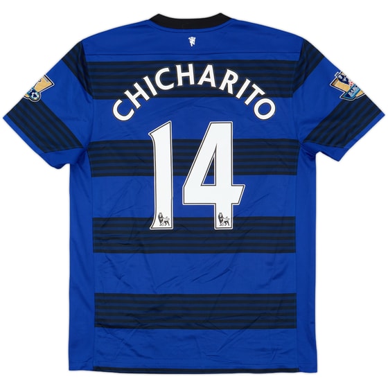 2011-13 Manchester United Away Shirt Chicharito #14 - 7/10 - (M)