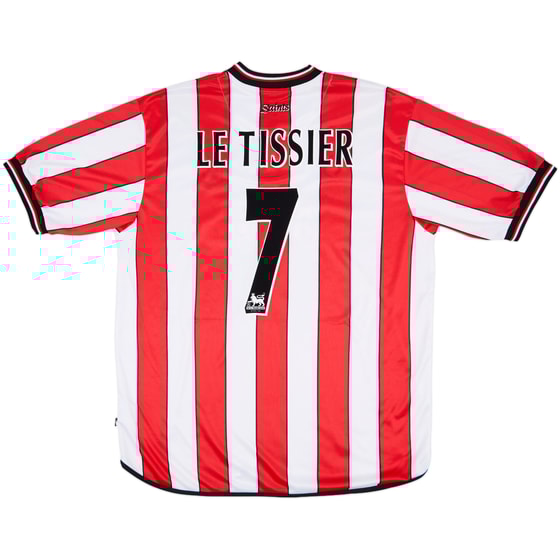 2001-03 Southampton Home Shirt Le Tissier #7 - 8/10 - (XL)