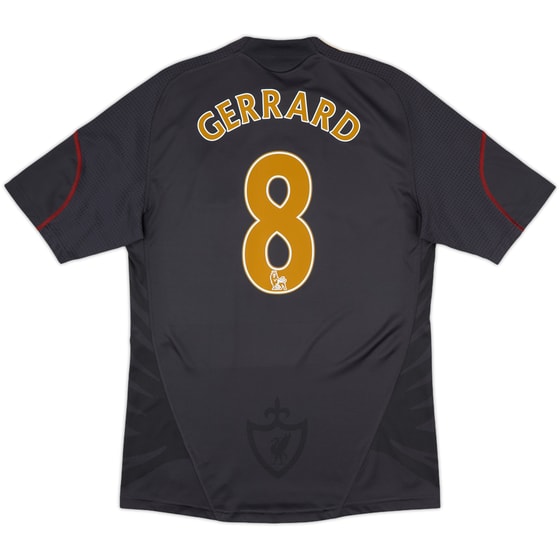 2009-10 Liverpool Away Shirt Gerrard #8 - 9/10 - (M)