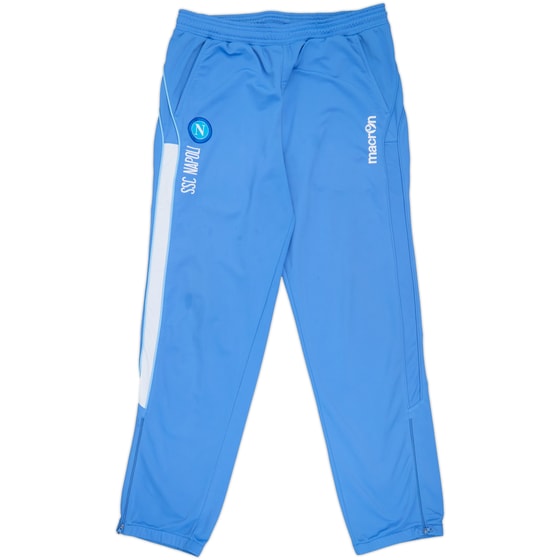 2011-12 Napoli Macron Track Pants/Bottoms - 8/10 - (L)