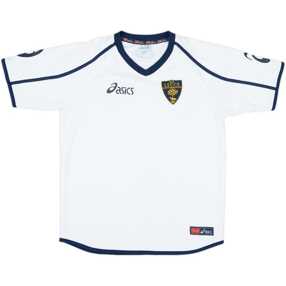 2000-01 Lecce Asics Training Shirt - 9/10 - (XL.Boys)