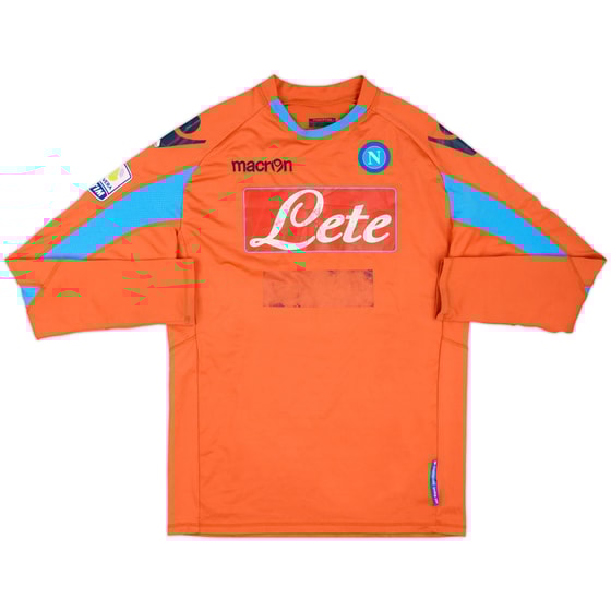 2011-12 Napoli Match Issue GK Shirt #12