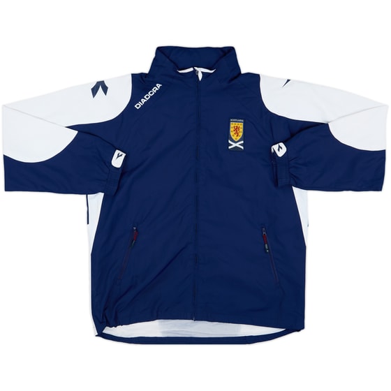 2005-06 Scotland Diadora Rain Jacket - 6/10 - (L)