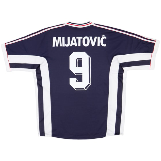 1998-99 Yugoslavia Home Shirt Mijatovic #9 - 9/10 - (L)