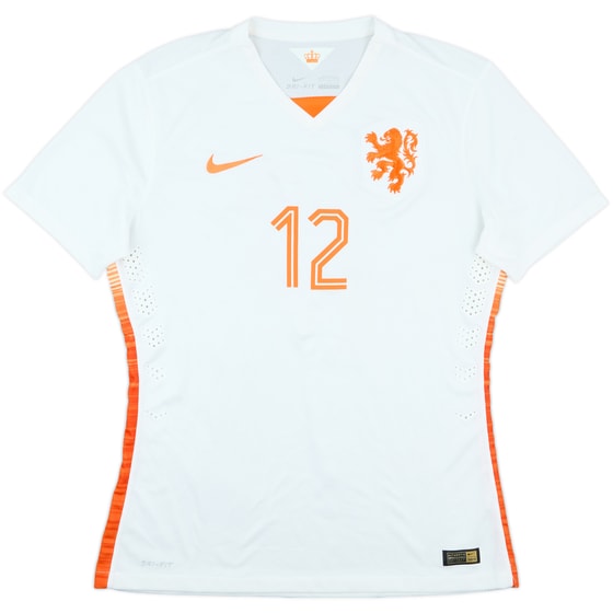 2015 Netherlands Match Issue Away Shirt #12