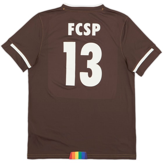 2020-21 St Pauli Home Shirt FCSP #13 - 9/10 - (XL.Boys)