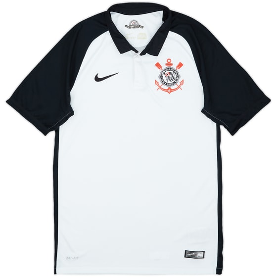 2015 Corinthians Home Shirt - 8/10 - (S)