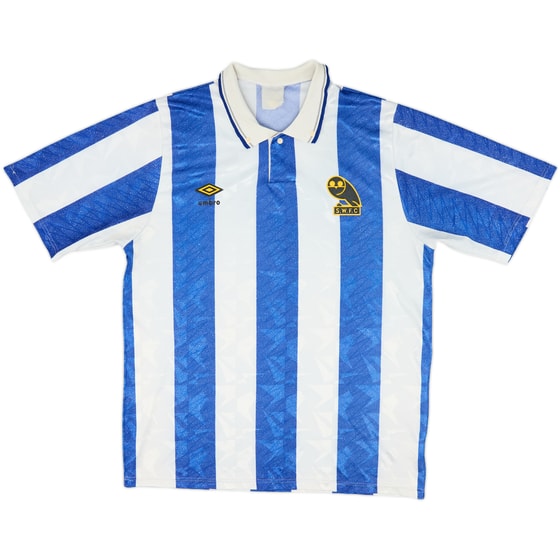 1989-91 Sheffield Wednesday Home Shirt - 7/10 - (L)