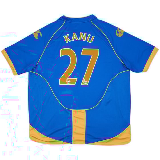 2008-09 Portsmouth Home Shirt Kanu #27 - 10/10 - (XXL)