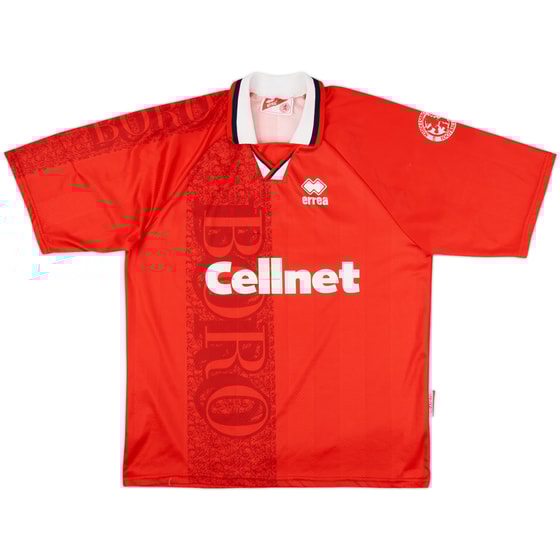 1996-97 Middlesbrough Home Shirt - 8/10 - (XL)