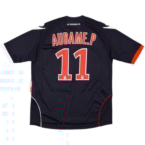 2010-11 Monaco Away Shirt Aubame. P #11 - 9/10 - (S)