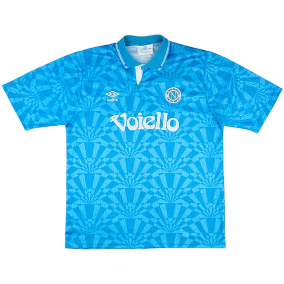 1991-93 Napoli Home Shirt - 7/10 - (L)