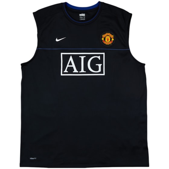 2008-09 Manchester United Nike Training Vest - 9/10 - (XXL)