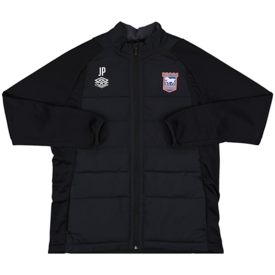 2022-23 Ipswich Staff Issue Umbro Padded Bench Coat JP - 10/10 - (XXL)