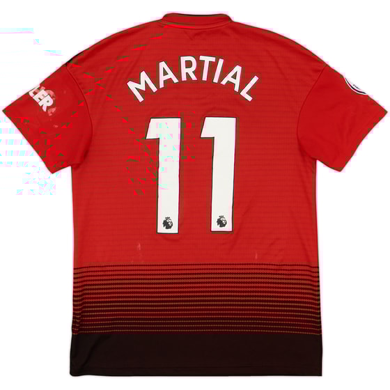 2018-19 Manchester United Home Shirt Martial #11 - 4/10 - (S)