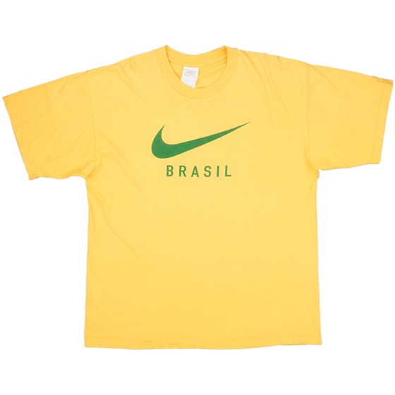 1998-00 Brazil Nike Training Shirt - 7/10 - (XL)