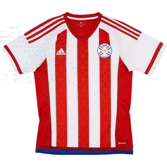 2015 Paraguay Copa America Home Shirt - 7/10 - (M)