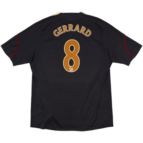 2009-10 Liverpool Away Shirt Gerrard #8 - 6/10 - (XL)