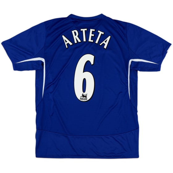 2005-06 Everton Home Shirt Arteta #6 - 10/10 - (L)