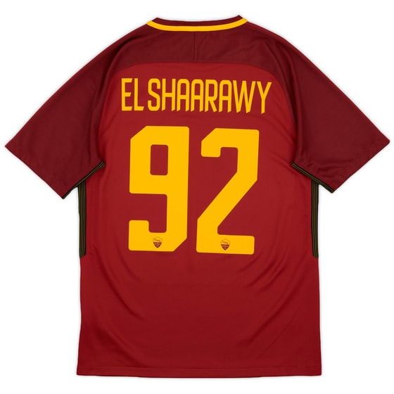 2016-17 Roma Home Shirt El Shaarawry #92 - 10/10 - (M)