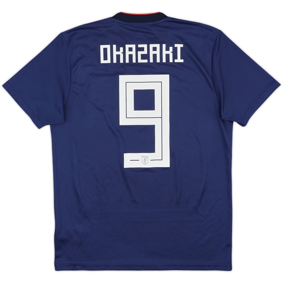2018-19 Japan Home Shirt Okazaki #9 - 9/10 - (M)