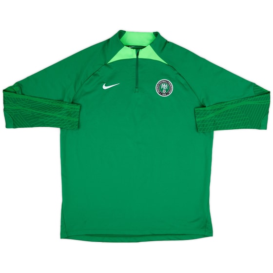 2022-23 Nigeria Nike 1/4 Zip Drill Top - 10/10 - (XL)
