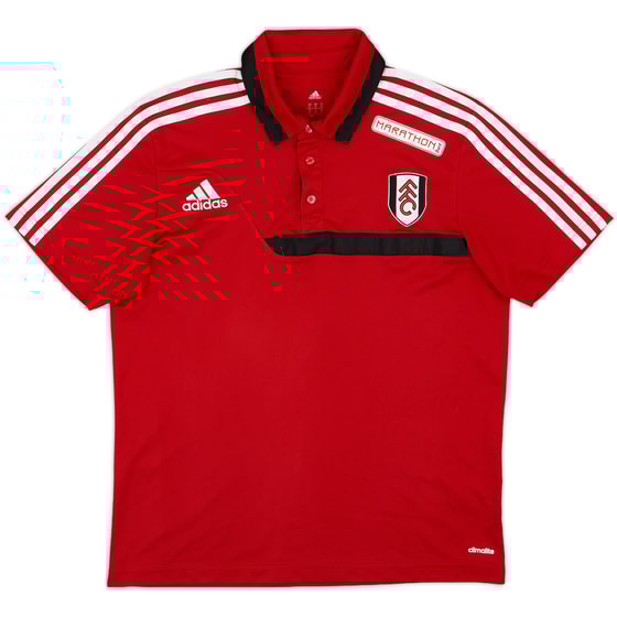 2013-14 Fulham adidas Polo Shirt - 8/10 - (M)