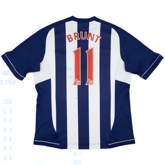 2012-13 West Brom Home Shirt Brunt #11 - 6/10 - (XL)