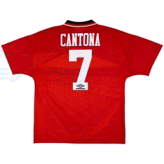 1994-96 Manchester United Home Shirt Cantona #7 - 10/10 - (L)
